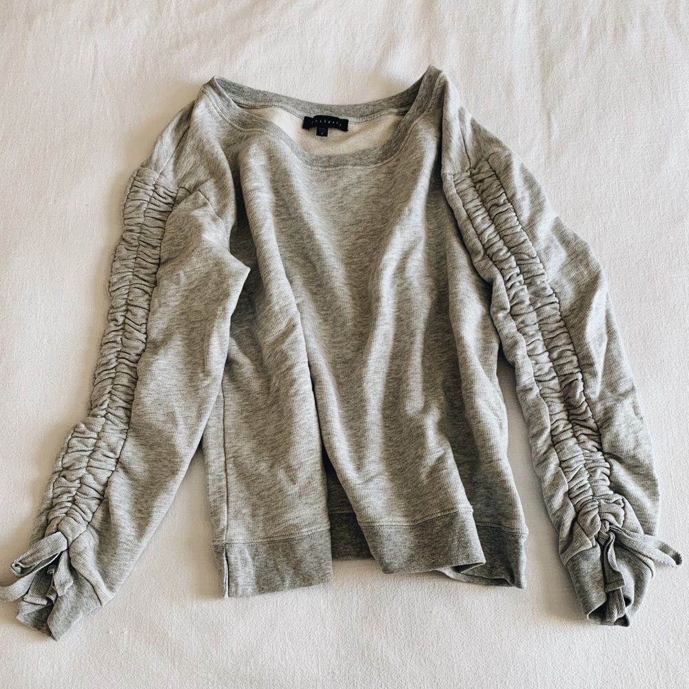 Sanctuary sweatshirt with cinched sleeves